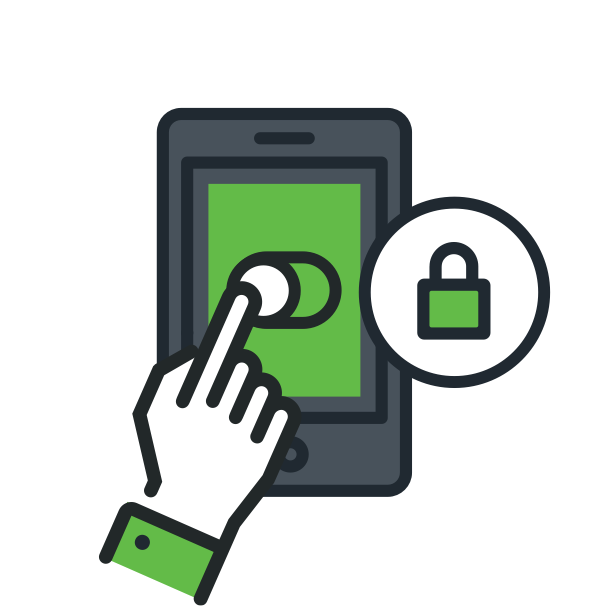 Credit Report Lock Illustration